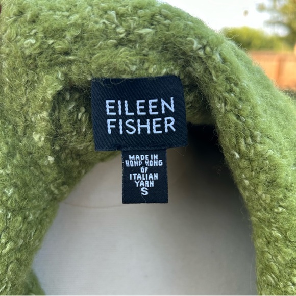 Eileen Fisher Alpaca/Wool/Silk Blend Cardigan Size Small - Picture 8 of 9